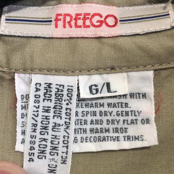 FREEGO Western Style Beaded Snap Button shirt size large - Picture 6 of 10